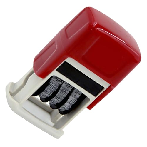Stempelstempelstempel Dater Anpassable English Date Stempel Für Scrapbooking Verpackungskautschuk Roller Stempel Für Büroversand Und Empfangsdatumstempel von Wdbild