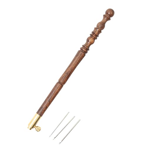 Stickerei Hakenholzgriff Mit Nadel (0 67 Mm 0 9 Mm 1 Mm) Französische Perlenhakennadel Für Stickrückstände Perlen von Wdbild