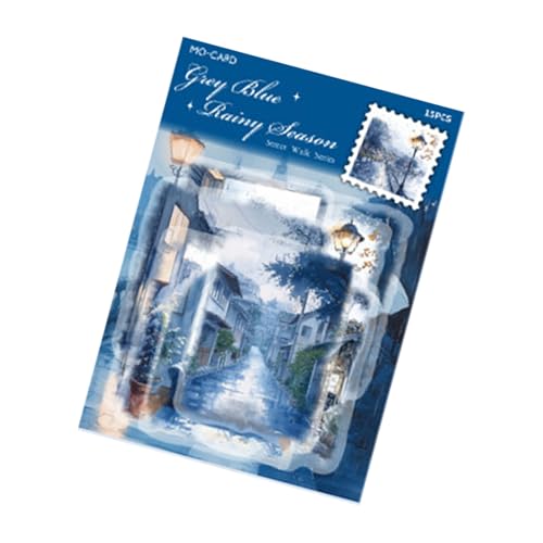 Street Walk Series Aufkleber Blumenstadt Retro Art Supplies Für Journals Scrapbooks Flower Town Aufkleber Retro Street Walk Serie Dekorativ von Wdbild