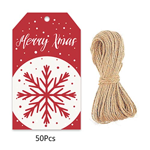 Tags 50pcs/Pack Für Weihnachten Geschenkpapier Papierkarten Etiketten von Wdbild