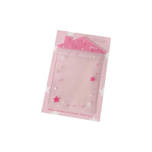 Tragbarer Puppenspeicherorganisator Clear PVC House Hülle Für Stoff Und Kartenschutz Clear Doll Storage Card Case von Wdbild