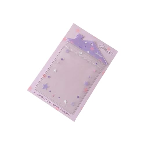 Tragbarer Puppenspeicherorganisator Clear PVC House Hülle Für Stoff Und Kartenschutz Clear Doll Storage Card Case von Wdbild