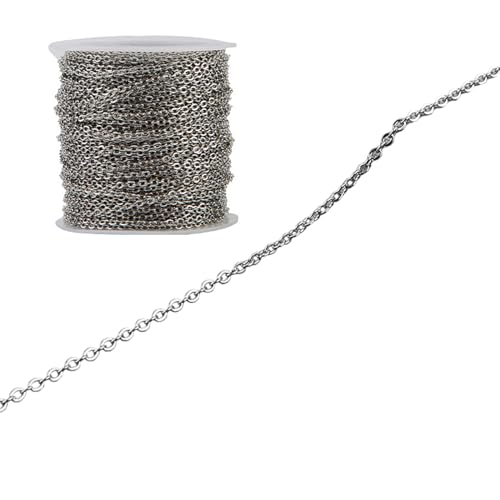Wdbild 65.61feet Schmuckkette Halsketten Kette 0 25-1 Mm Edelstahlkette Für Schmuckherstellung Schmuckkette Herstellung Wdbild 65.61feet Schmuckkette Halsketten Kette 0 25-1 Mm Edelstahlkette Für Schmuckherstellung Schmuckkette Herstellung von Wdbild
