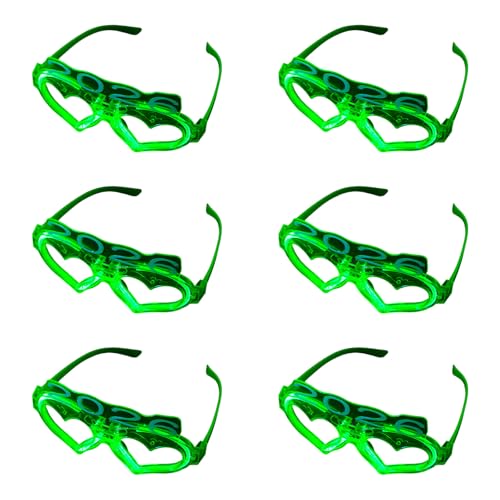 Wdbild 6pcs Leuchtet In Den Dunklen Herzgläser Helles LED Licht Für Konzerte Wiederverwendbare Plastikrahmen LED Herzbrille Wdbild 6pcs Leuchtet In Den Dunklen Herzgläser Helles LED Licht Für Konzerte Wiederverwendbare Plastikrahmen LED Herzbrille von Wdbild