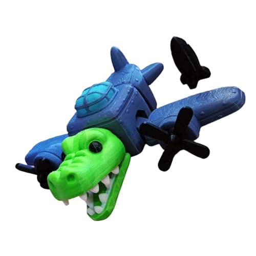Wdbild Alligatoren Flugzeug Ornament Model Figur Künstlerische Schreibtisch Dekoration Accessoire Figur Für Spieler Und Handwerksliebhaber Tierskulptur Für Kinder Wdbild Alligatoren Flugzeug Ornament Model Figur Künstlerische Schreibtisch Dekoration Accessoire Figur Für Spieler Und Handwerksliebhaber Tierskulptur Für Kinder von Wdbild