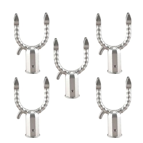Wdbild Aluminium Kleiderbügel Zubehör Fadenblatt Aus Aluminium Kleiderbügel Accessoires Mit 19 Mm Verstärkten Stangen Stangengelenk Für Kleidungsstücke Hängen Langlebiger Aluminiumlegierungshaken von Wdbild