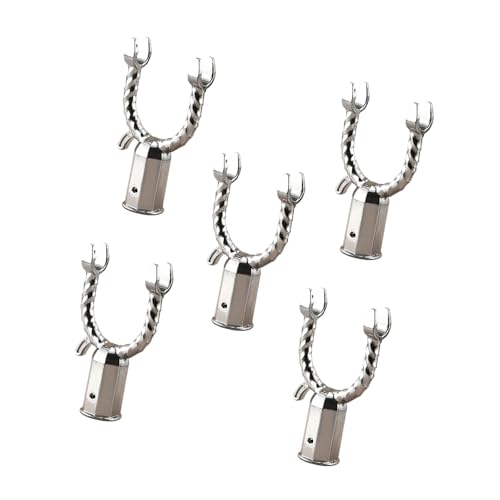 Wdbild Aluminium Kleiderbügel Zubehör Fadenblatt Aus Aluminium Kleiderbügel Accessoires Mit 19 Mm Verstärkten Stangen Stangengelenk Für Kleidungsstücke Hängen Langlebiger Aluminiumlegierungshaken von Wdbild