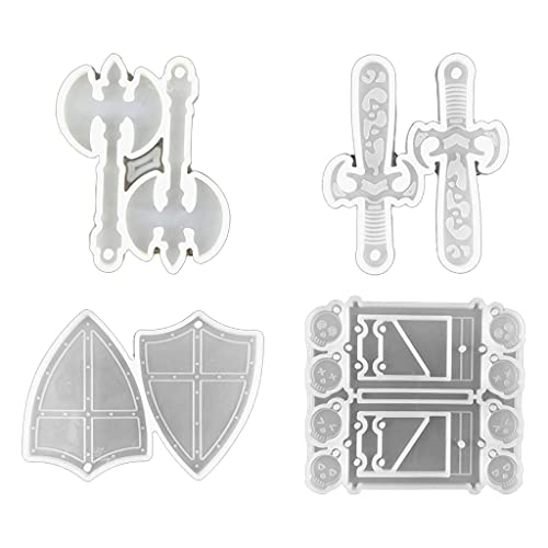 Wdbild Anhänger Silikonform, //Schild-Ohrring-Silikonform, geeignet für Epoxidharz-Bastelarbeiten, Ohrringe, Anhänger, Ohrringe, Schmuckherstellung von Wdbild