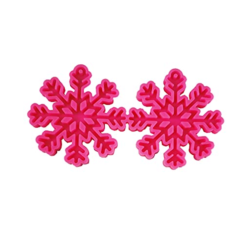 Wdbild Anhänger Silikonform, 1 Stück/10 Stück Silikonform für Ohrringe mit Schneeflocken-Anhänger, geeignet für die Herstellung von Anhängern, Ohrringen und Schmuck aus Epoxidharz. Wdbild Anhänger Silikonform, 1 Stück/10 Stück Silikonform für Ohrringe mit Schneeflocken-Anhänger, geeignet für die Herstellung von Anhängern, Ohrringen und Schmuck aus Epoxidharz. von Wdbild