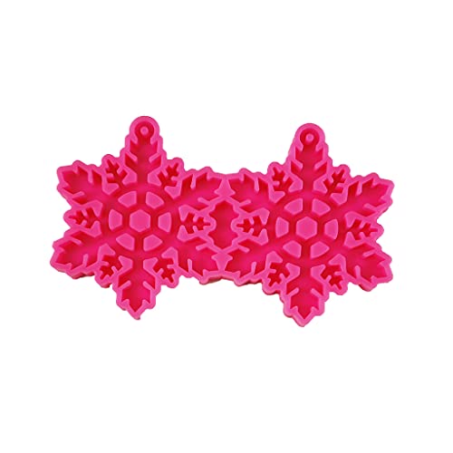 Wdbild Anhänger Silikonform, 1 Stück/10 Stück Silikonform für Ohrringe mit Schneeflocken-Anhänger, geeignet für die Herstellung von Anhängern, Ohrringen und Schmuck aus Epoxidharz. Wdbild Anhänger Silikonform, 1 Stück/10 Stück Silikonform für Ohrringe mit Schneeflocken-Anhänger, geeignet für die Herstellung von Anhängern, Ohrringen und Schmuck aus Epoxidharz. von Wdbild