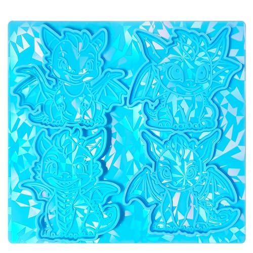 Wdbild Anhänger Silikonform, Drachen-Schlüsselanhänger-Harzform, Silikonform, Ohrringe, Anhängerform, Epoxidharz-Gussform für DIYs, Schmuckherstellung Wdbild Anhänger Silikonform, Drachen-Schlüsselanhänger-Harzform, Silikonform, Ohrringe, Anhängerform, Epoxidharz-Gussform für DIYs, Schmuckherstellung von Wdbild