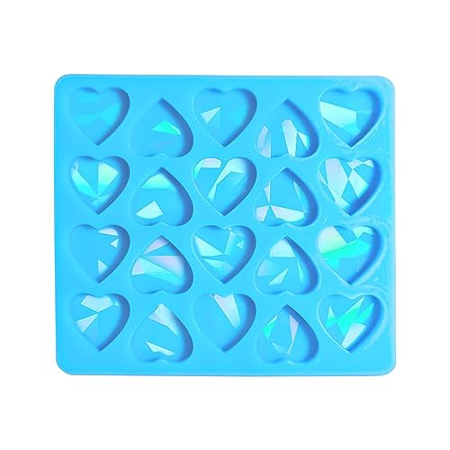 Wdbild Anhänger Silikonform, Herzförmige Silikonform für Ohrstecker, Epoxidharz, Gussform für Ohrringe, Halsketten, Fußkettchen, Armbänder Wdbild Anhänger Silikonform, Herzförmige Silikonform für Ohrstecker, Epoxidharz, Gussform für Ohrringe, Halsketten, Fußkettchen, Armbänder von Wdbild