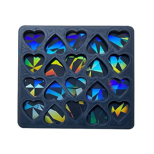 Wdbild Anhänger Silikonform, Herzförmige Silikonform für Ohrstecker, Epoxidharz, Gussform für Ohrringe, Halsketten, Fußkettchen, Armbänder Wdbild Anhänger Silikonform, Herzförmige Silikonform für Ohrstecker, Epoxidharz, Gussform für Ohrringe, Halsketten, Fußkettchen, Armbänder von Wdbild