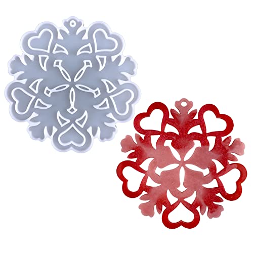 Wdbild Anhänger Silikonform, Schneeflocken-Silikonform, Silikon-Anhängerform, Gießform für Harz, für Urlaubsbastelbedarf, Schneeflocken-Schlüsselanhängerform Wdbild Anhänger Silikonform, Schneeflocken-Silikonform, Silikon-Anhängerform, Gießform für Harz, für Urlaubsbastelbedarf, Schneeflocken-Schlüsselanhängerform von Wdbild