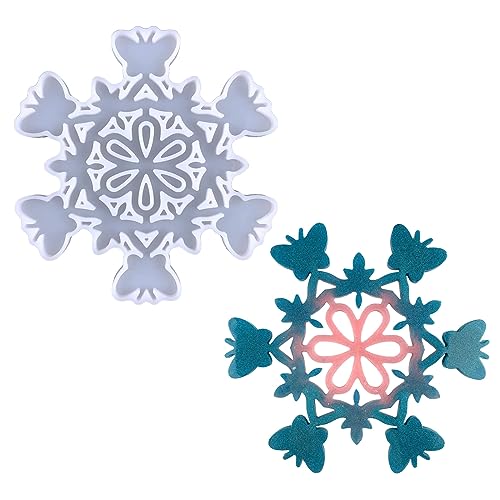 Wdbild Anhänger Silikonform, Schneeflocken-Silikonform, Silikon-Anhängerform, Gießform für Harz, für Urlaubsbastelbedarf, Schneeflocken-Schlüsselanhängerform Wdbild Anhänger Silikonform, Schneeflocken-Silikonform, Silikon-Anhängerform, Gießform für Harz, für Urlaubsbastelbedarf, Schneeflocken-Schlüsselanhängerform von Wdbild
