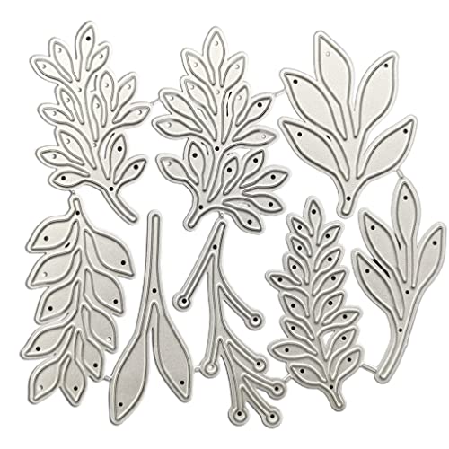 Wdbild Baumblätter Metall Schneiden Stirschen Stencil Scrapbooking Album Paper Card Template Form Form Prägendekoration Dekoration von Wdbild