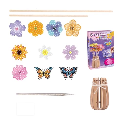 Wdbild Blumenpresse Handwerk Set Für Kinder Weben Aktivität Sicheres Plastikdesign Bildung Handgefertigtes Spielzeug Kreatives Geschenk Mädchen Bildung Webmaschine Mädchen von Wdbild