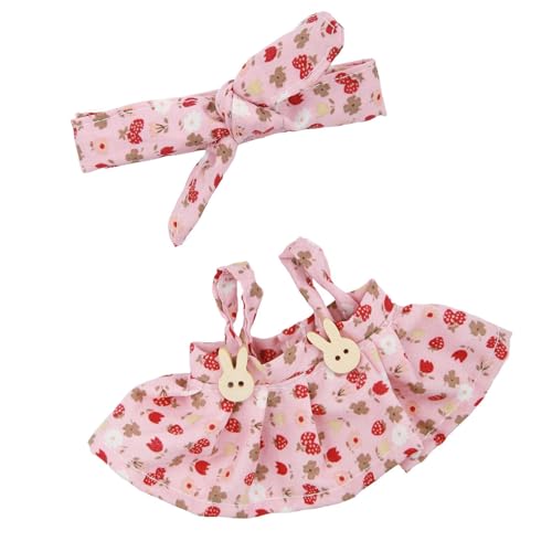 Wdbild Elegantes Puppenkleid Für Plüschpuppen 17 cm Figuren Puppen Kleidung Mit Bowknot Haarband Und Rock Ideal Für Kinder Die Puppen Outfits Für Sammler Schenken Wdbild Elegantes Puppenkleid Für Plüschpuppen 17 cm Figuren Puppen Kleidung Mit Bowknot Haarband Und Rock Ideal Für Kinder Die Puppen Outfits Für Sammler Schenken von Wdbild
