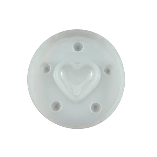 Wdbild Epoxidharz Silikonform, Fünf Löcher Liebe Ornament Silikon Formen Epoxy Schmuck Form Harz Casting Anhänger Form Geeignet für von Wdbild