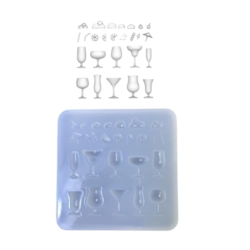 Wdbild Epoxidharz Silikonform, Praktische Zubehör-Bastelform, praktisches Silikonform-Set zur Herstellung verschiedener und handgefertigter Schmuckprojekte von Wdbild