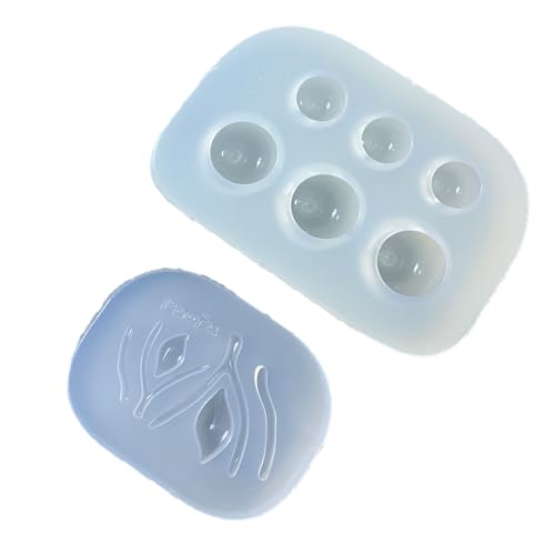 Wdbild Epoxidharz Silikonform, Praktische Zubehör-Bastelform, praktisches Silikonform-Set zur Herstellung verschiedener und handgefertigter Schmuckprojekte von Wdbild