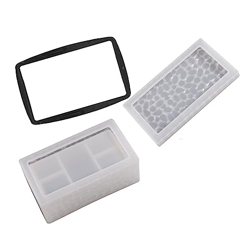 Wdbild Epoxidharz Silikonform, Runde rechteckige ovale Sechseck-Aufbewahrungsbox-Silikonform mit Deckel Container-Box-Form Home Decoration Tools Wdbild Epoxidharz Silikonform, Runde rechteckige ovale Sechseck-Aufbewahrungsbox-Silikonform mit Deckel Container-Box-Form Home Decoration Tools von Wdbild