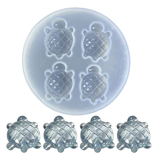 Wdbild Epoxidharz Silikonform, Schildkröte Silikonform Fondantform Gebäck Backen Dekorieren Werkzeuge Harz Ornamente Seifenform Kuchenzubehör von Wdbild