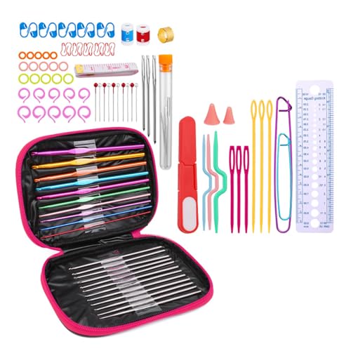 Wdbild Ergonomische Häkchen Haken Strick Nadelstiching Marker Clip Stickerei Schere Mit Häkelbeutel Für Anfänger Wdbild Ergonomische Häkchen Haken Strick Nadelstiching Marker Clip Stickerei Schere Mit Häkelbeutel Für Anfänger von Wdbild