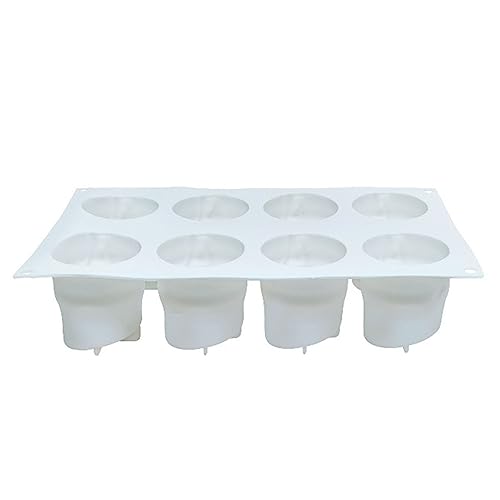 Wdbild Kerzenform Silikon, 8 hohlraum Aromatherapien Kerze Form Schöne Ornament Gips Formen Joint Duft Kerze Form von Wdbild