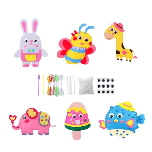 Wdbild Kinder Mit Kinder Nässe Dem Nähen Von Kreativen Für Kreatives Anhänger Design Und Motorische Fähigkeiten Kreative Handgefertigte Beutelhandwerk von Wdbild