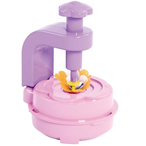 Wdbild Kindrens Handgefertigtes Blumenpresse Handwerkssatz Stoff Webaktivität Sicheres Plastikdesign Kreatives Projekt Bildungsspielzeug Für Mädchen Kreatives Handgefertigte Blumenhandwerk Set von Wdbild
