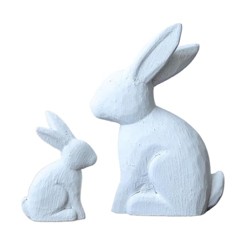 Wdbild Packung Von 2 Kaninchen Holzfiguren Statue Bunnies Skulptur Für Home Office Tabletop Dekorative Ornamente Wdbild Packung Von 2 Kaninchen Holzfiguren Statue Bunnies Skulptur Für Home Office Tabletop Dekorative Ornamente von Wdbild