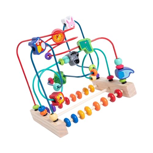 Wdbild Pädagogische Holzperlen Fadenspielzeug Für Farberkennung Und Entwicklung Von Feinmotorik In Der Feinmotorik Praxis Von Kleinkindkindern von Wdbild