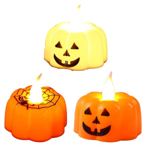 Wdbild Praktische Sichere LED Halloween Kürbiskerzenlicht Batteriebetriebene Flammbeleuchtung Freien Freien Urlaub Dekoration Halloween Dekorationen LED Kerzenlampe Wdbild Praktische Sichere LED Halloween Kürbiskerzenlicht Batteriebetriebene Flammbeleuchtung Freien Freien Urlaub Dekoration Halloween Dekorationen LED Kerzenlampe von Wdbild