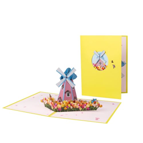 Wdbild Schöne 3D Faltbare Blumensträuße Karten Lieben 3D Ländliche Windmühlen Faltbare Grußkarte Für Umschlag Für Frauentagsgeschenke Wdbild Schöne 3D Faltbare Blumensträuße Karten Lieben 3D Ländliche Windmühlen Faltbare Grußkarte Für Umschlag Für Frauentagsgeschenke von Wdbild