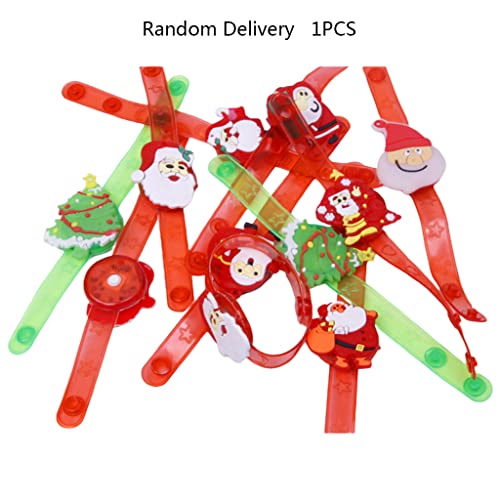 Wdbild Silikonarmbänder Party Gefälligkeiten Mit Vielfältigem Muster Santa Design Retro Slap Armbands Für Kinder von Wdbild