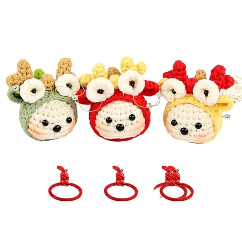 Wdbild Tierhäkeln Kits Puppen Stricken Häkeln Set Für Anfänger Kinder Erwachsene Handgefertigtes Wollgarnfaden Nähen von Wdbild