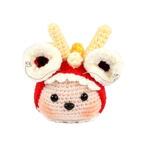 Wdbild Tierhäkeln Kits Puppen Stricken Häkeln Set Für Anfänger Kinder Erwachsene Handgefertigtes Wollgarnfaden Nähen von Wdbild