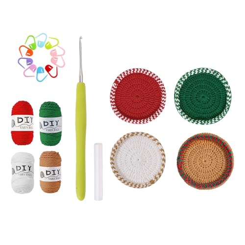 Wdbild Weihnachtsgüter Häkeln Kits Mit Nähmarkierungen Häkeln Haken Und Faden Schöne Häkelstarter Kits Für Handwerk von Wdbild
