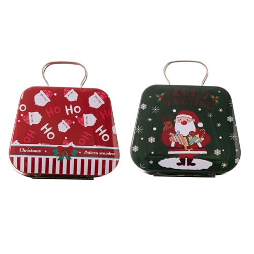 Wdbild Weihnachtsschmuck Zinn Handtasche Miniatur Zinn Weihnachten Süßigkeiten Behälter Dekorative Lagerhalter von Wdbild