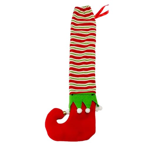 Weiche Und Langlebige Weihnachtself Streifen Tischbeinabdeckungen Stuhl Fußabdeckungen Perfekt Für Verschiedene Möbelbeine von Wdbild