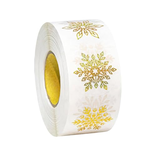 Weihnachtsgeschenk Schneeflockenaufkleber Belohnung Aufkleber Dekorative Umschlag Siegel Etikett Für Partydekorationen Klarer Scrapbooking Snowflake Für Kartenbox von Wdbild