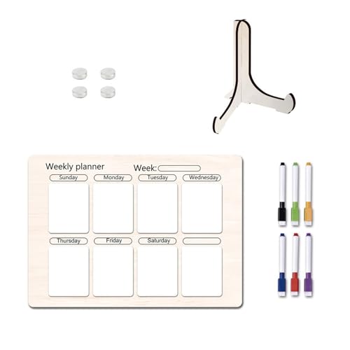 Wood Kühlschrank Whiteboard Weekly Planer Küchenkühlschrank Memo Board Weekly Board Einkaufsliste Einfacher Installation Wood Kühlschrank Whiteboard Weekly Planer Küchenkühlschrank Memo Board Weekly Board Einkaufsliste Einfacher Installation von Wdbild