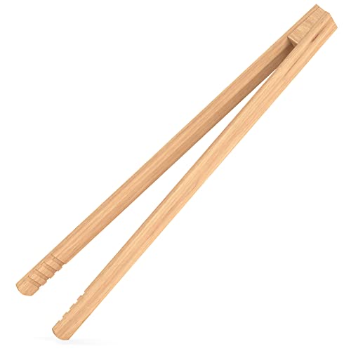 Grillzange Holz Natur aus unbehandeltem Buchenholz, geleimt, 30cm, Holzzange zum Grillen geriffelt mit festem Griff Grillzange Holz Natur aus unbehandeltem Buchenholz, geleimt, 30cm, Holzzange zum Grillen geriffelt mit festem Griff von We-Ball