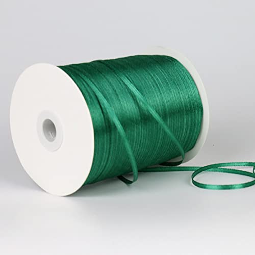 3mm Dunkelgrün Satinband,Dunkelgrün Schleifenband Dekoration Stoffbänder Bänder Geschenkband Breit Stoffband für Hochzeit -1 Rollen X 80m 3mm Dunkelgrün Satinband,Dunkelgrün Schleifenband Dekoration Stoffbänder Bänder Geschenkband Breit Stoffband für Hochzeit -1 Rollen X 80m von We Moment Zone