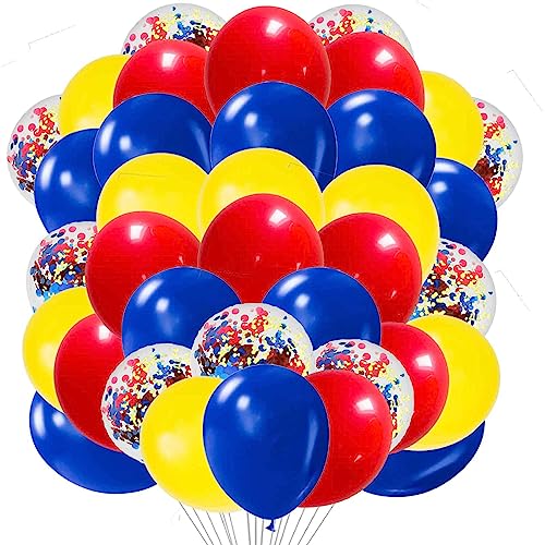 We Moment Zone 12 Zoll Luftballons Rot Blau Gelb,Rot Blau Gelb Party Latex Ballons Konfetti Luftballons für Geburtstag Babyparty Graduierung Hochzeit Verlobung Party Deko,50 Stück We Moment Zone 12 Zoll Luftballons Rot Blau Gelb,Rot Blau Gelb Party Latex Ballons Konfetti Luftballons für Geburtstag Babyparty Graduierung Hochzeit Verlobung Party Deko,50 Stück von We Moment Zone