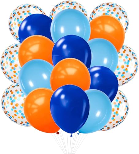 We Moment Zone 12 Zoll Luftballons blau und orange,blau orange Party Latex Ballons Konfetti Luftballons für Geburtstag Babyparty Graduierung Hochzeit Verlobung Party Deko,50 Stück We Moment Zone 12 Zoll Luftballons blau und orange,blau orange Party Latex Ballons Konfetti Luftballons für Geburtstag Babyparty Graduierung Hochzeit Verlobung Party Deko,50 Stück von We Moment Zone