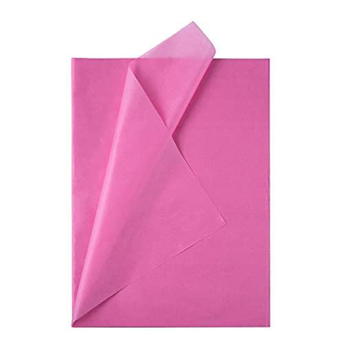 We Moment Zone Geschenkpapier Seidenpapier Rosa- Papier zum verpacken Rosa 50x70 cm, Decoupage seidenpapier Rosa 50 Blatt von We Moment Zone