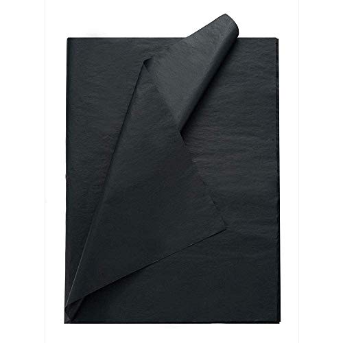 Geschenkpapier Seidenpapier Schwarz- Papier zum verpacken Schwarz 50x70 cm, Decoupage seidenpapier Schwarz 50 Blatt Geschenkpapier Seidenpapier Schwarz- Papier zum verpacken Schwarz 50x70 cm, Decoupage seidenpapier Schwarz 50 Blatt von We Moment Zone