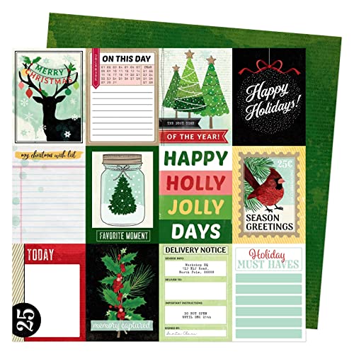 Vicki Boutin 34013685 EVERGRN Holly Paper Day, Jolly Days, One size von We R Memory Keepers
